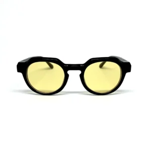 Óculos de sol Bridget Preto Brilho_Amarelo 3 Óculos de Sol Bridget