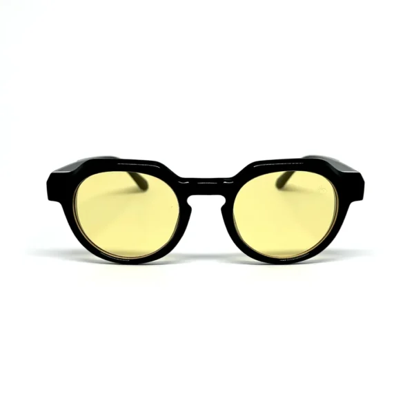 Óculos de sol Bridget Preto Brilho_Amarelo 3 Óculos de Sol Bridget